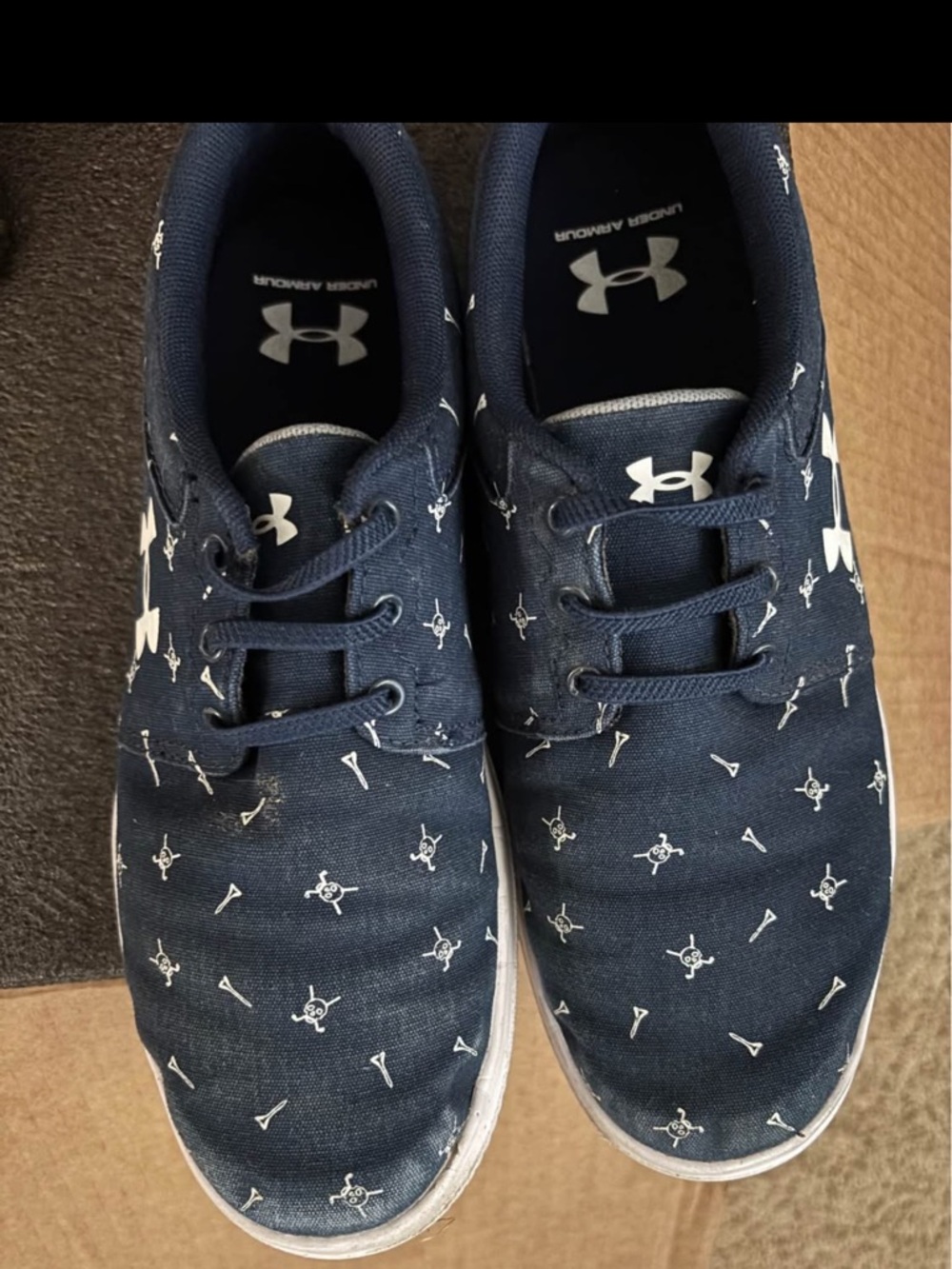 Under Armour Navy golf shoes